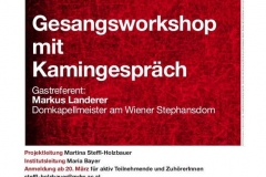 2. Gesangsworkshop mit Kamingespräch