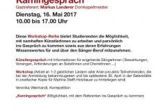 2. Gesangsworkshop mit Kamingespräch