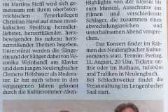 Neulengbacher Kultursommer 2023 NÖN