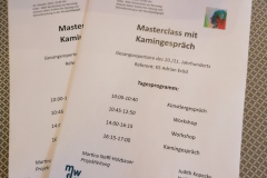 Masterclass mit Kamingespräch