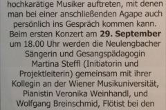 Konzert mit Kamingespräch_Neulengbach