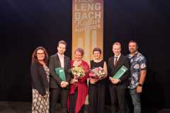 Neulengbacher Kultursommer 2025, Vizebürgermeisterin Monika Scholz, Zacharias Galaviz-Guerra ,  Martina Steffl, Veronika Weinhandl , CFlemens Holzbauer, StR Florian Steinwendtner