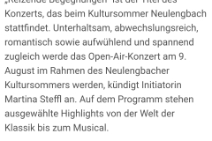 Neulengbacher Kultursommer 2025,
